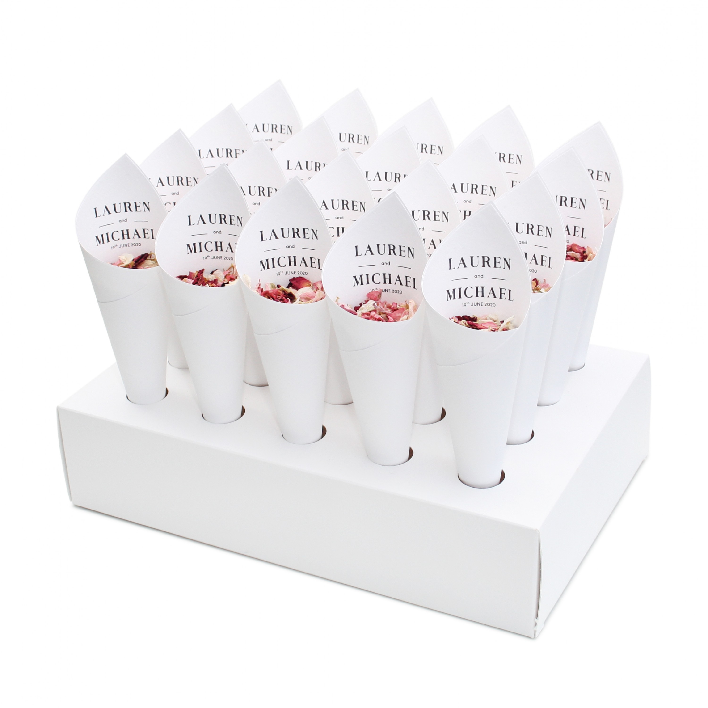 Prestige Confetti Cone Package